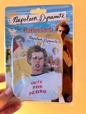 Napoleon Dynamite Playing Cards - Vote For Pedro Tin new